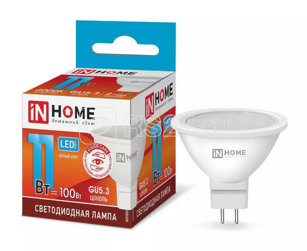 Лампа 11W MR16 GU5.3 4000k 230B 990лм светодиодная LED-JCDR-VC IN НОМЕ